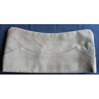 CALOT : calot fantaisie officier Modèle 1930 gabardine kaki de taille 57 galon Lt Colonel