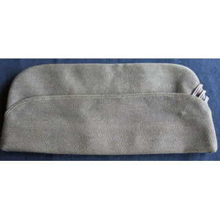 CALOT : calot fantaisie officier Modèle 1941-1945 gabardine kaki de taille 56 galon Capitaine