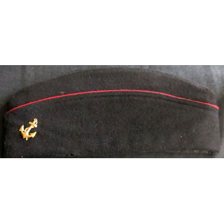 CALOT : calot de l'Artillerie coloniale Modèle 1957 en feutre de taille 55 avec ancre