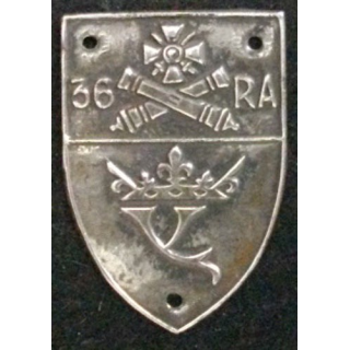 36° RA : 36° RÉGIMENT D'ARTILLERIE DE LA 26° DIVISION D'INFANTERIE DI