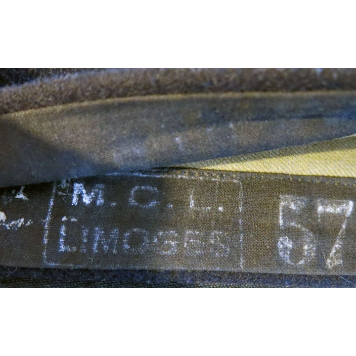 CALOT : calot capitaine d'infanterie métropolitaine Modèle 1957 feutre de taille 57 neuf