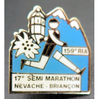 159° RIA : pin's du 17° semi marathon Nevache - Briançon 