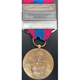 médaille de la défense nationale barrettes avec 3 barrettes