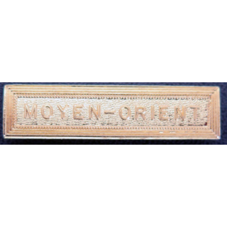 Barrette " MOYEN-ORIENT " en métal doré