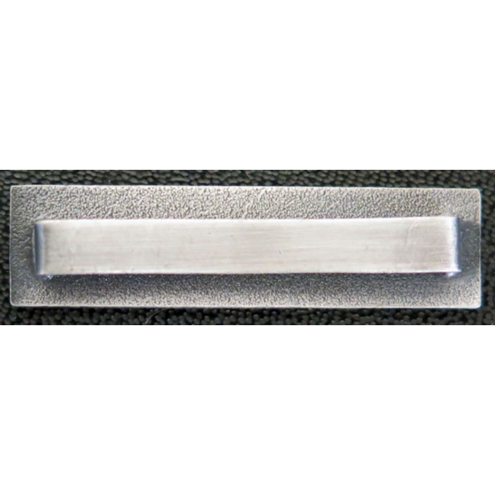 Barrette " AFRIQUE " en métal argenté