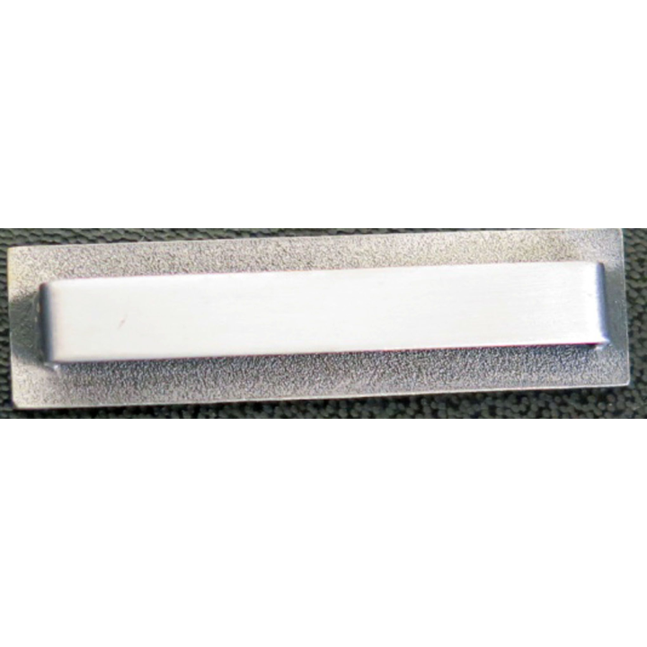 Barrette " AFRIQUE " en métal argenté