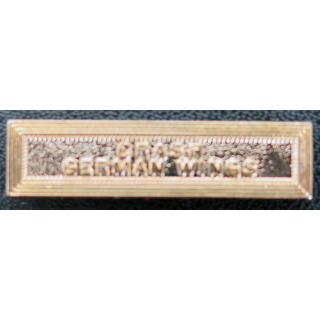 Barrette " CRASH GERMAN WINGS " en métal doré