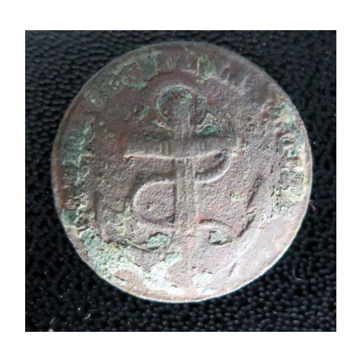 Vieux bouton d'équipage de la flotte 1° empire diamètre 2,2 cm