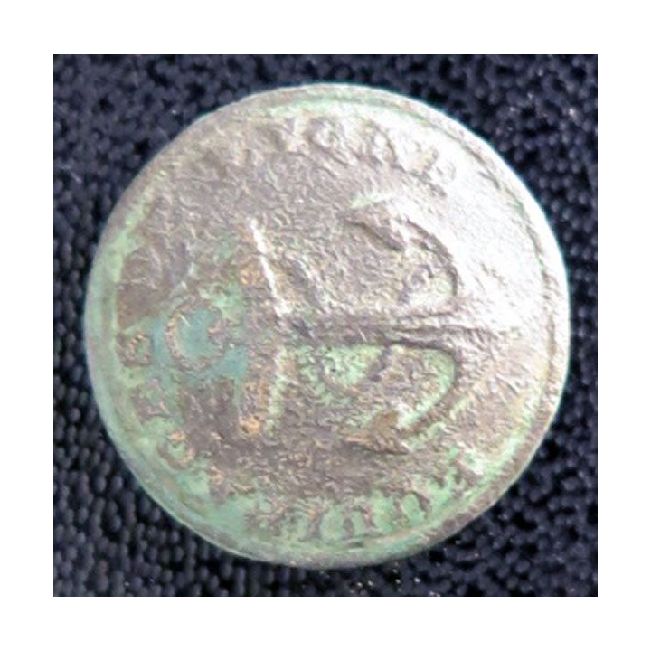 Vieux bouton d'équipage de ligne du 1° empire Français  diam 1,8 cm