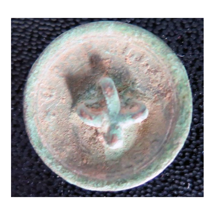 Vieux bouton d'équipage de ligne du 1° empire Français  diam 1,8 cm