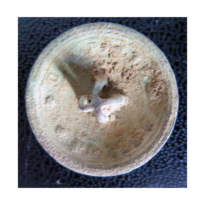 Vieux bouton d'équipage de ligne du 1° empire Français diamètre 2,2 cm