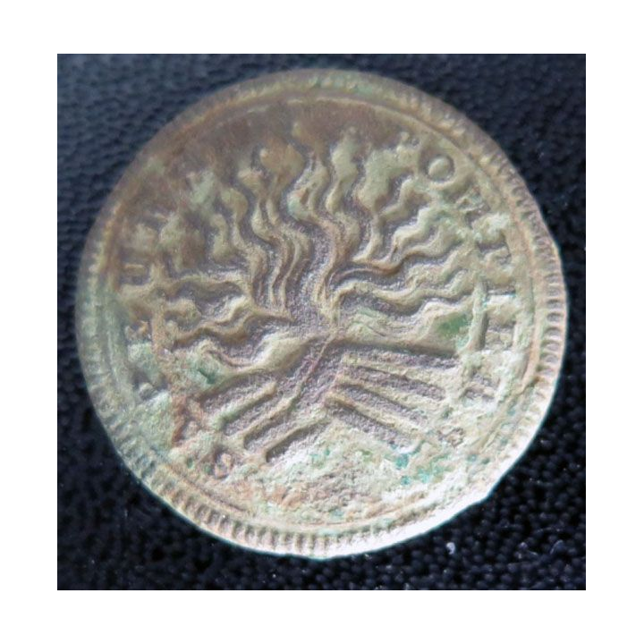 bouton de sapeurs pompiers du 1° empire Français diamètre 2,4 cm