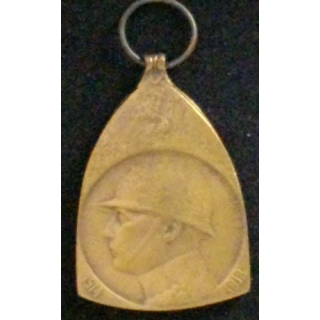 BELGIQUE :  médaille commémorative 1914-1918 sans ruban