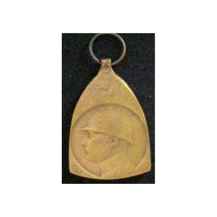 BELGIQUE :  médaille commémorative 1914-1918 sans ruban