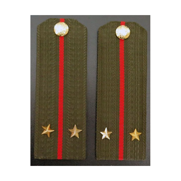 RUSSIE : paire d'épaulette de lieutenant d'école militaire russe
