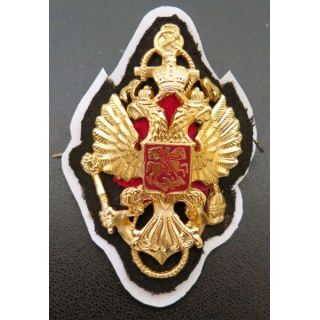RUSSIE : magnifique cocarde de l'armée russe en relief