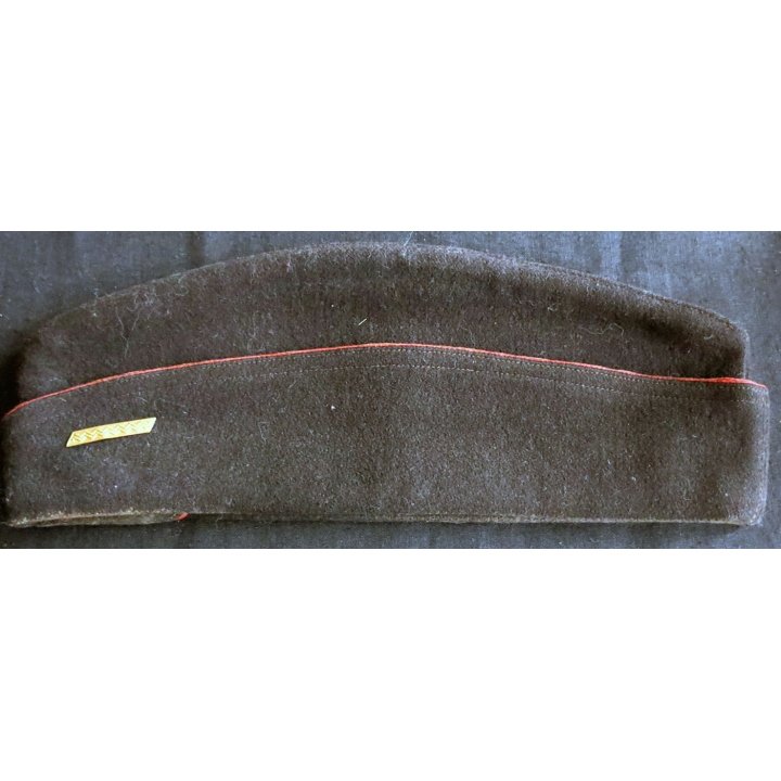 CALOT : calot de l'Artillerie métropolitaine Modèle 1954 en feutre de taille 57 galon Mdl