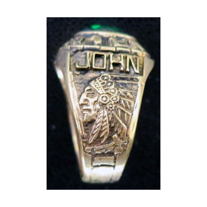 USA bague en or 10 carats (10K) de l'université Adena High scholl 1928