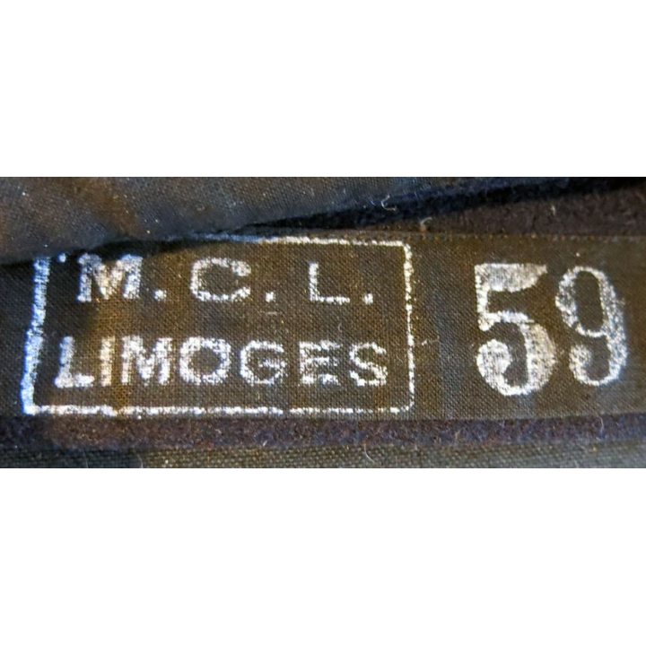 CALOT : calot de l'Intendance  Modèle 1946 en feutre de taille 59 état neuf
