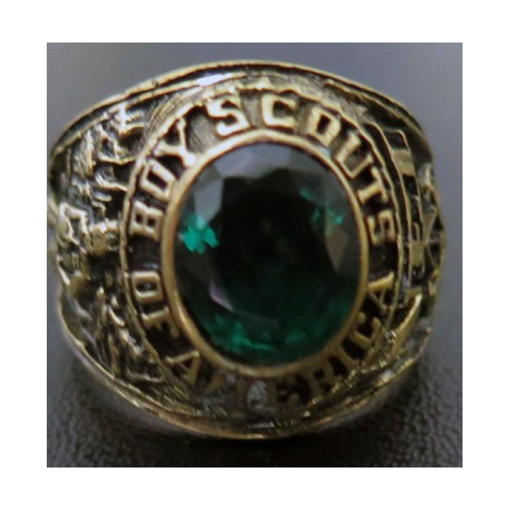 USA : bague en or 10 carats (10K) de Boys scouts of America