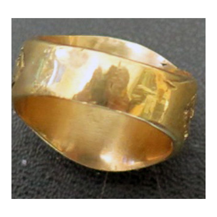 GREAT BRITAIN : bague en or 10 carats (10K) de Holloway High Scholl
