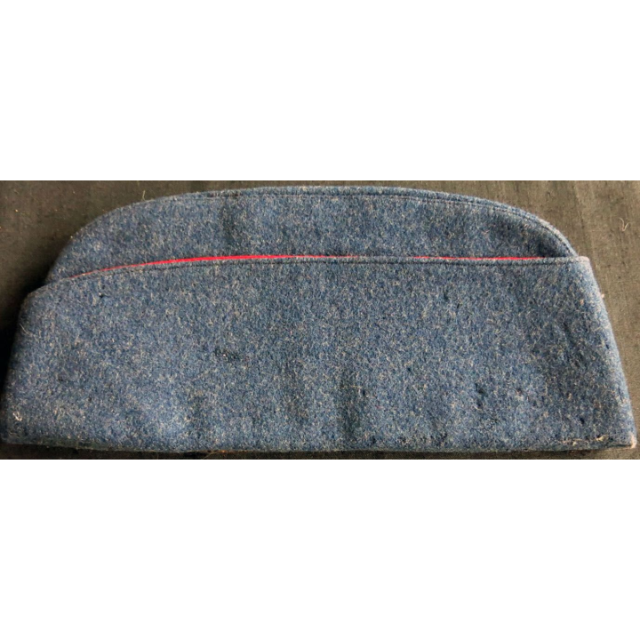 CALOT : calot de pompier de Paris Modèle 1946 en feutre de taille 55 bleu roi