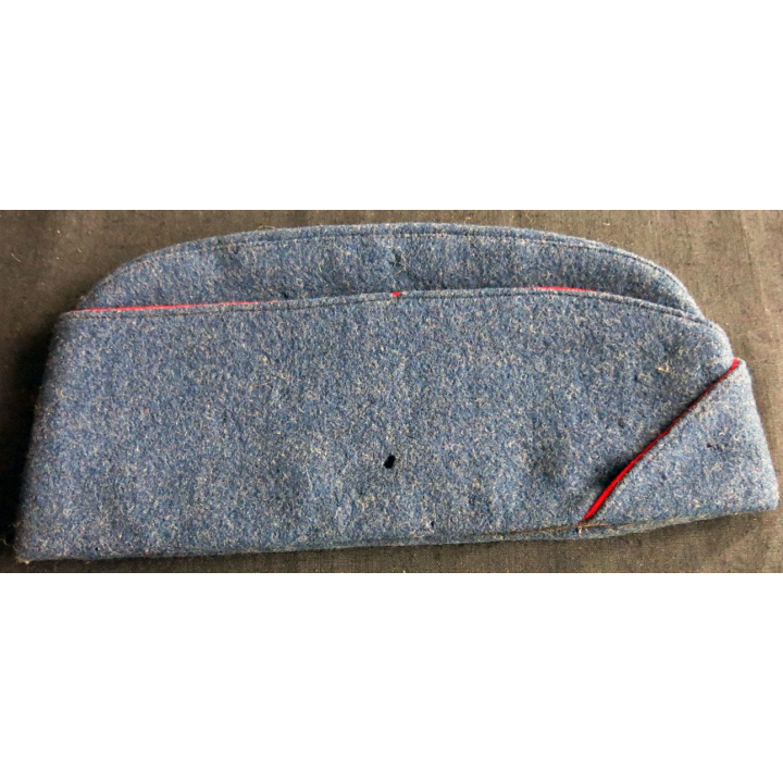 CALOT : calot de pompier de Paris Modèle 1946 en feutre de taille 55 bleu roi