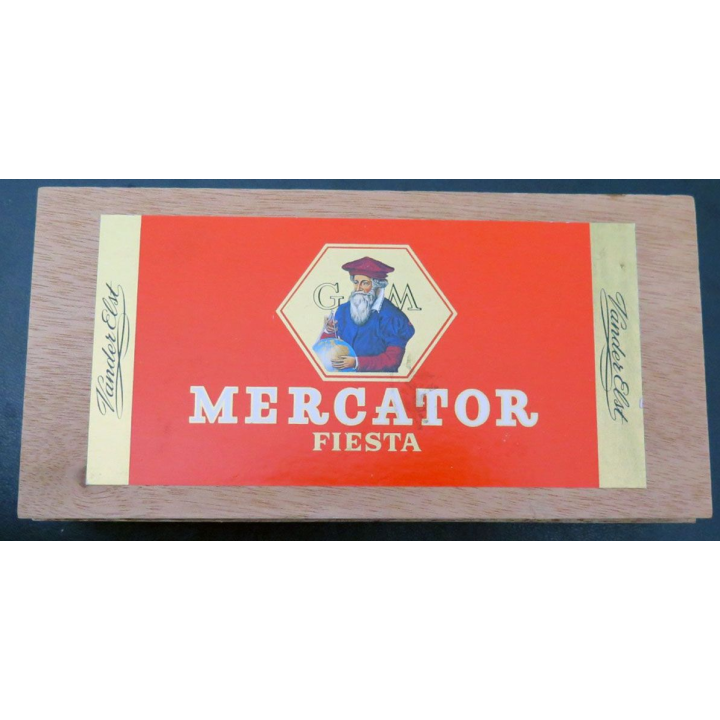 boite en bois vide de cigares Mercator