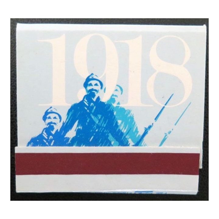 Boite d'allumettes des 70 ans de la 1° guerre mondiuale 1918 - 1988