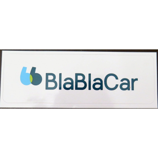 Autocollant BlaBlaCar 16 x 5,2 cm