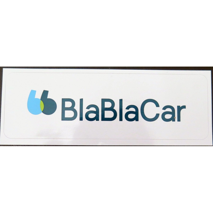 Autocollant BlaBlaCar 16 x 5,2 cm