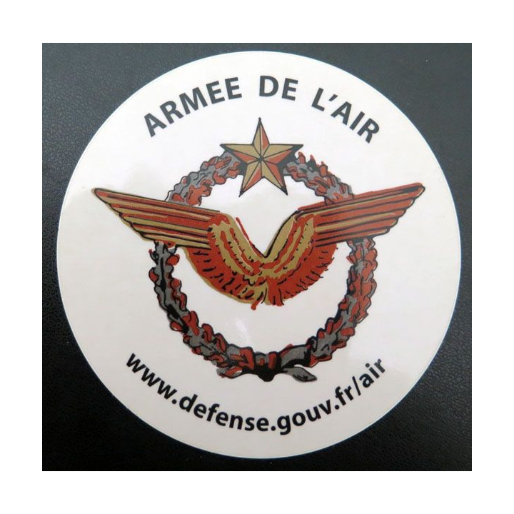 Autocollant Armée de l'air  (Diam 11 cm)