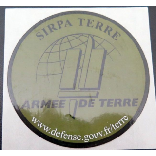 SIRPA : Autocollant du SIRPA Terre  (Diam 8 cm)
