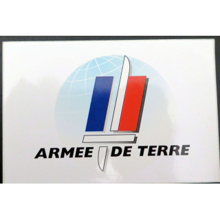 Autocollant Armée de terre 12 x 8 cm
