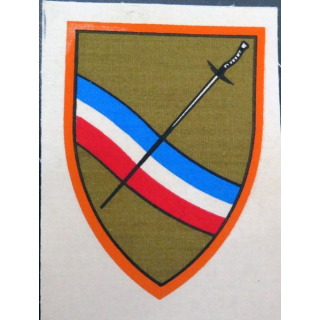 Insigne tissu des fleurettistes français 6,3 x 8,7 cm