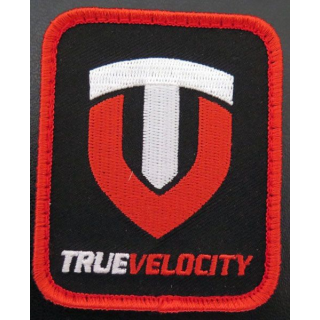 Insigne tissu des cartrouches true velocity 6,2 x 7,7 cm sur scratch