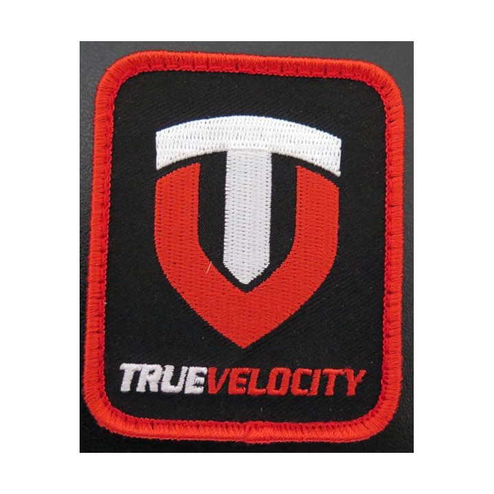 Insigne tissu des cartrouches true velocity 6,2 x 7,7 cm sur scratch