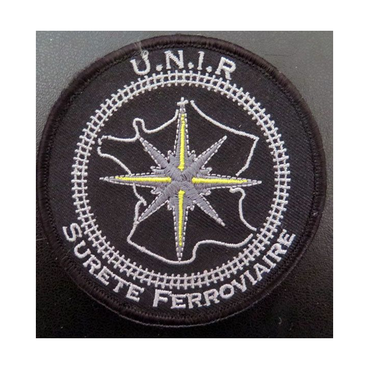 Insigne tissu de l'UNIR sureté ferroviaire 