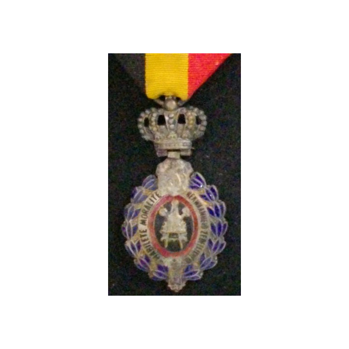 BELGIQUE : MÉDAILLE DU TRAVAIL 2°CLASSE