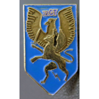 12° CT : pin's de la 12° Compagnie de transport ? de transmissions ?