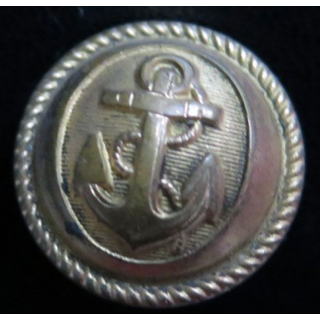 Vieux bouton de la marine strié  époque 3° république Supérieur 20 M