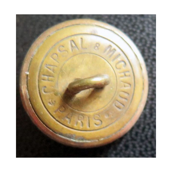 Vieux bouton de la marine strié  époque 3° république Chapsal Michaud