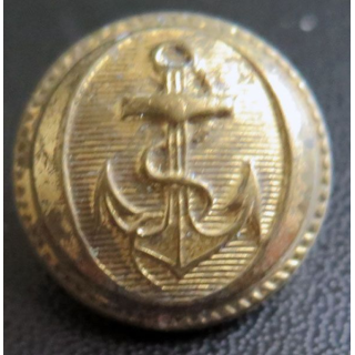 Vieux bouton de la marine diamètre 2,2 cm strié  époque 3° république