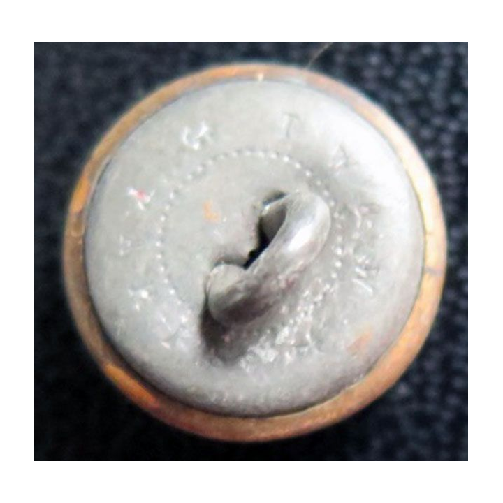 Vieux bouton de la marine strié  époque 3° république T.W & W