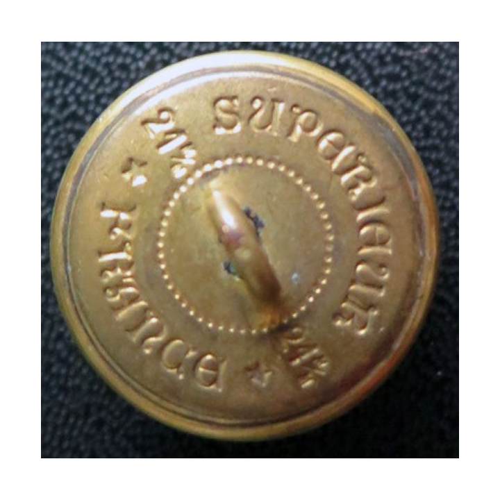 Vieux bouton d'amiral de la marine époque 1815 Supérieur 21 1/2 