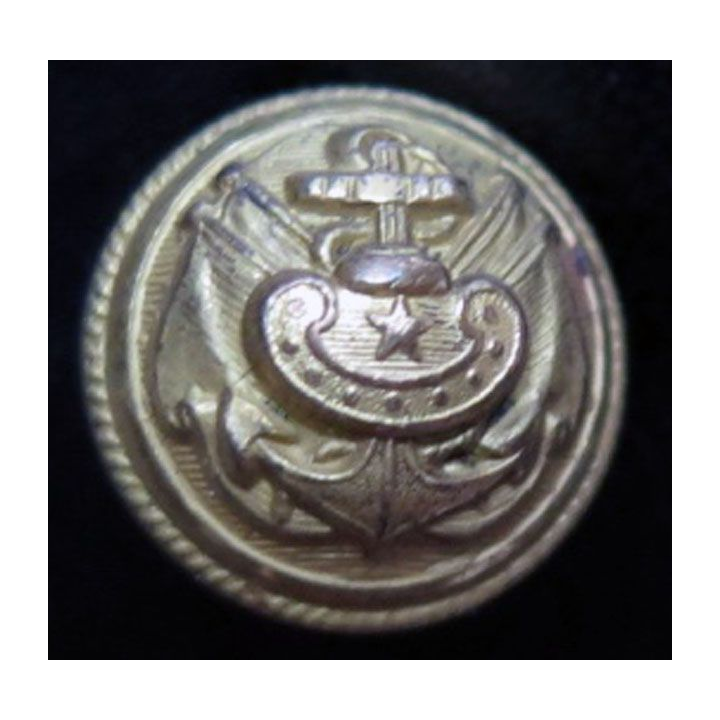 Vieux bouton d'amiral de la marine époque 1815 Supérieur 14