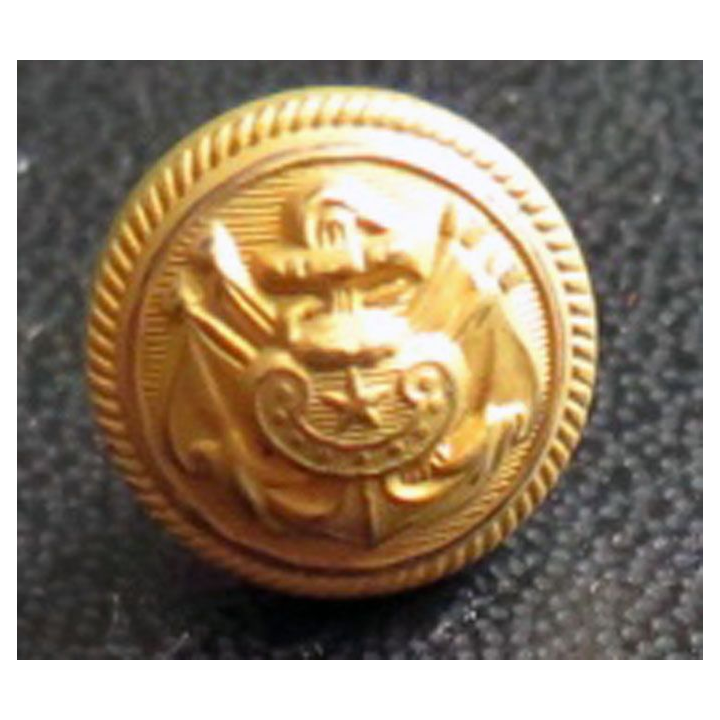 Vieux bouton d'amiral de la marine diamètre 1,1 cm époque 1815