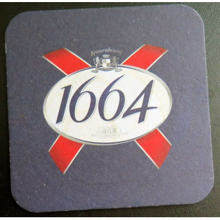 DESSOUS DE VERRE A BIÈRE : Dessous de verre à bière 1664