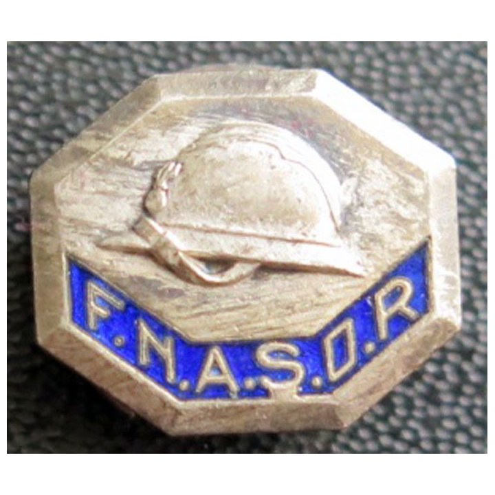 FNASOR : insigne de boutonnière de la FNASOR poinçon arthus