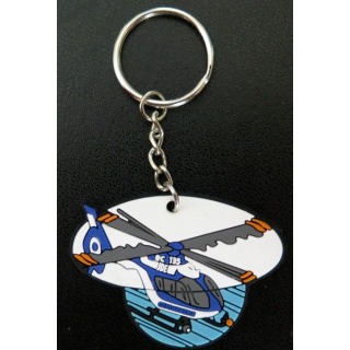 porte clefs de la gendarmerie EC 135 en mousse préformée 